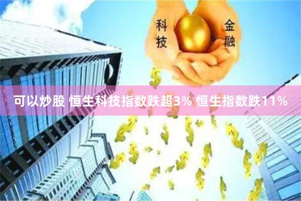 可以炒股 恒生科技指数跌超3% 恒生指数跌11%