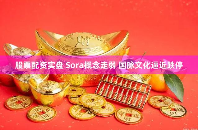 股票配资实盘 Sora概念走弱 国脉文化逼近跌停